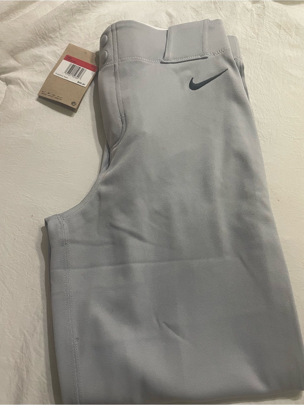 Nike Light Gray Kids Sweatpants with Tag